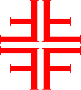 Das Turnerkreuz mit den 4 F: Frisch, Fromm, Fröhlich, Frei